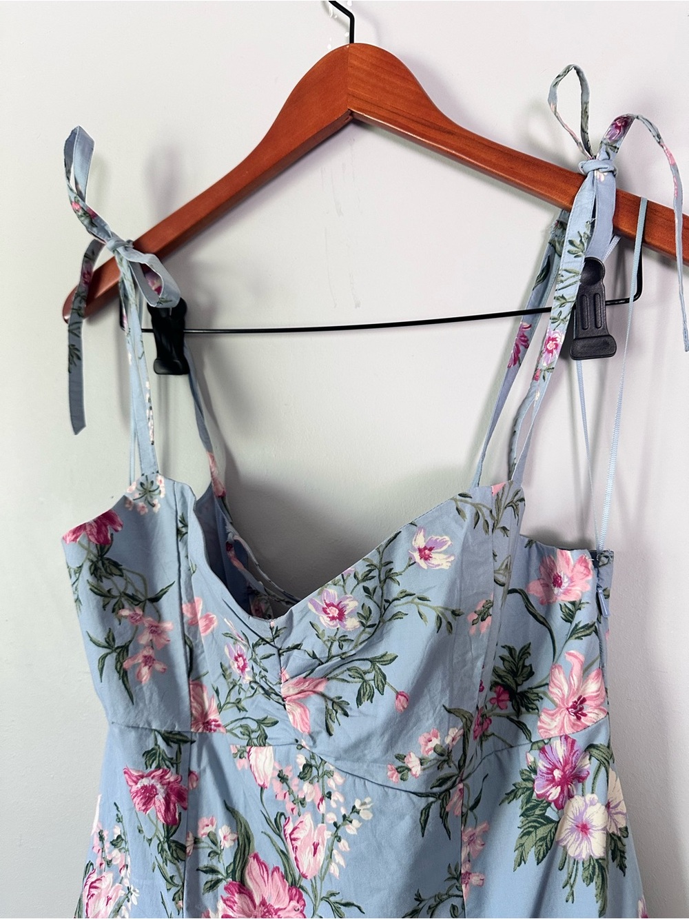 American Eagle Outfitters Sweetheart Tie-Strap Midi Dress Size M NWT - Picture 8 of 14